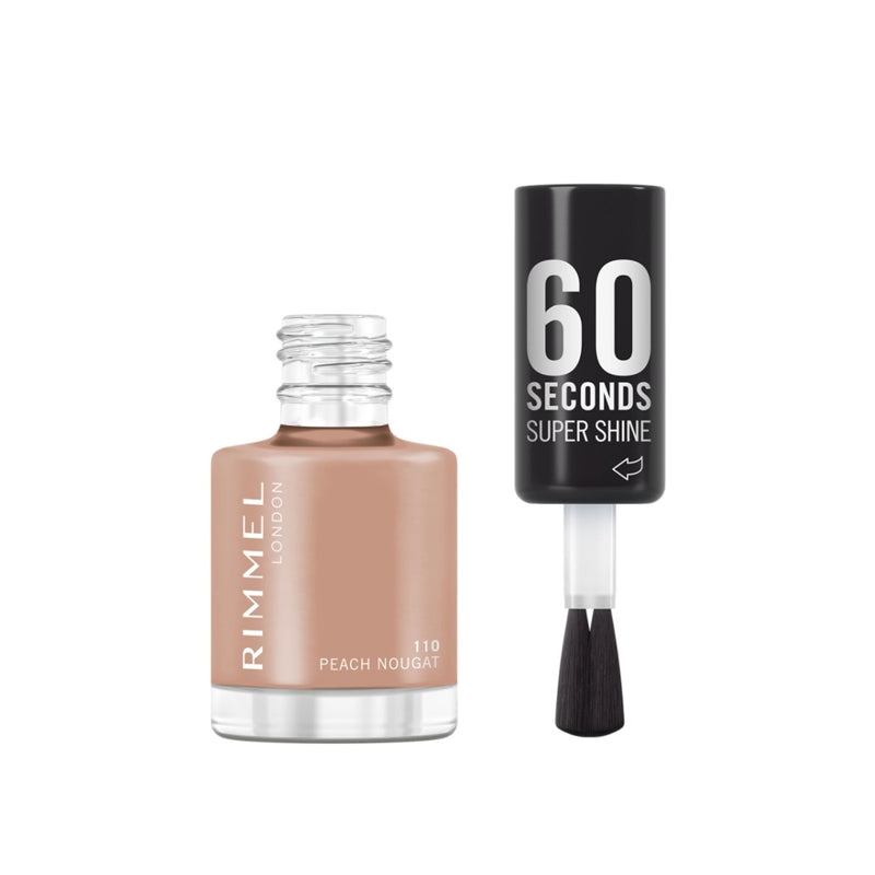 Rimmel 60 Seconds Nail Polish 110 Peach Nougat 8ml