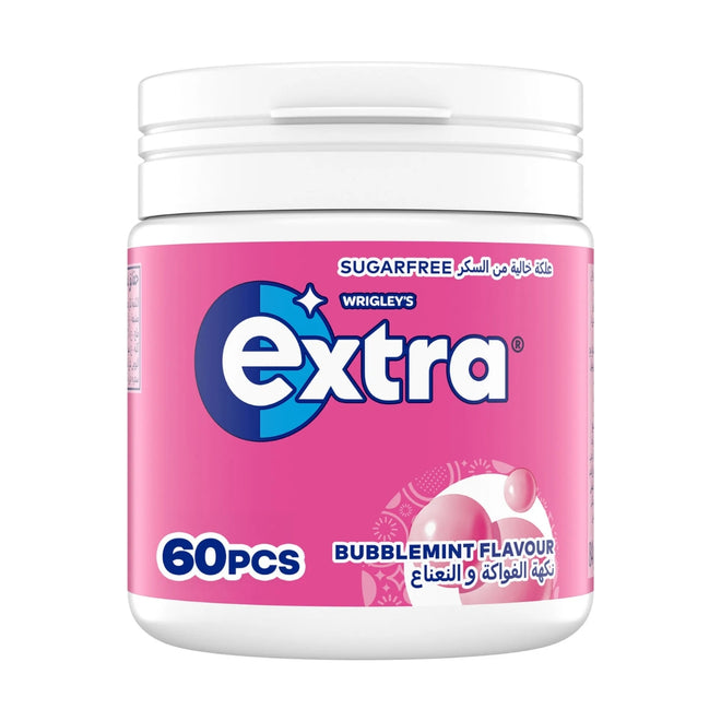 Extra Chewing Gum Bottle Bubblemint 84g