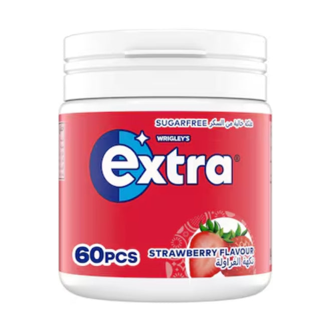 Extra Chewing Gum Bottle Strawberry 84g
