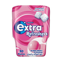 علبة علكة Extra منعشة بنكهة النعناع الفقاعي 67 جم
