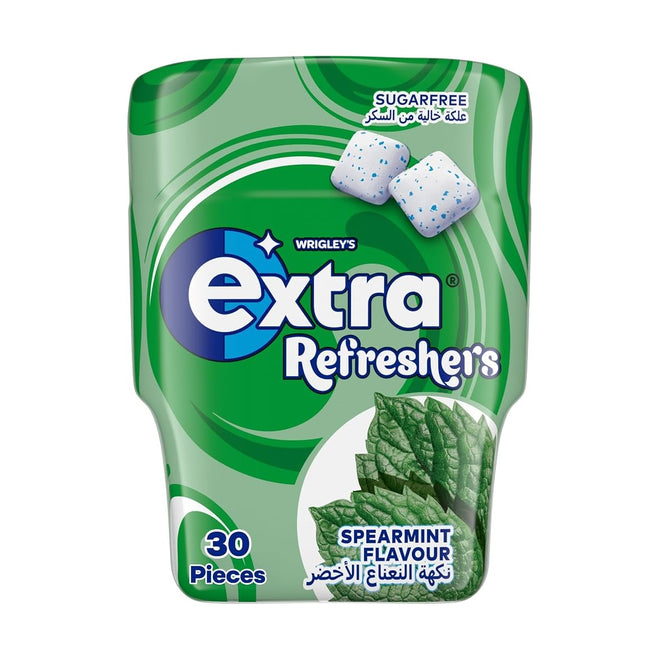 Extra Chewing Gum Refresher Bottle Spearmint 67g
