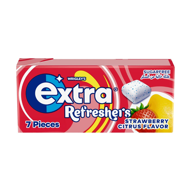 Extra Chewing Gum Refresher Strawberry Citrus 15.6g