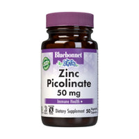 Bluebonnet Zinc Picolinate 50mg 50 Vegetable Capsules
