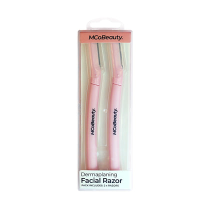 MCoBeauty Accessory Dermaplaning Facial Razor Duo Pack
