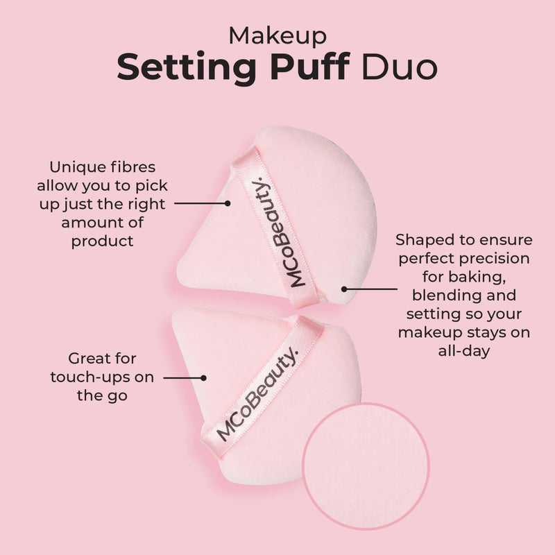 MCoBeauty Accessory Makeup Setting Puff Duo