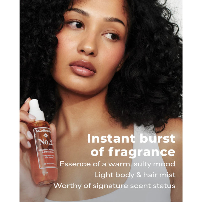 MCoBeauty Fragrance Mist No.2 Salted Caramel & Pistachio 90ml