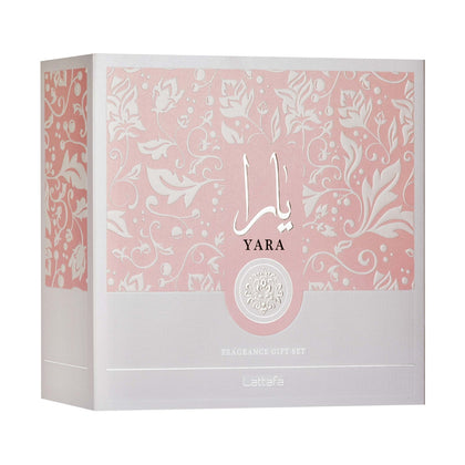 Lattafa Yara Eau de Parfum 100ml + Eau de Parfum 12ml + Hair Mist Gift Set