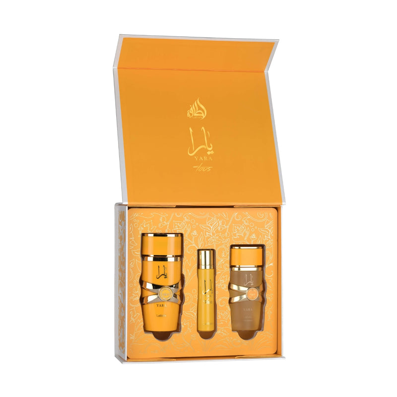 Lattafa Yara Tous (W) EDP 100ml + EDP 12ml + Hair Mist Gift Set