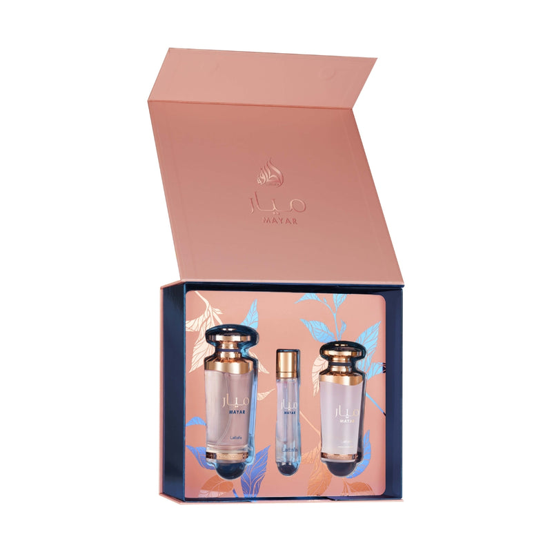 Lattafa Mayar (W) EDP 100ml + EDP 12ml + Hair Mist Gift Set