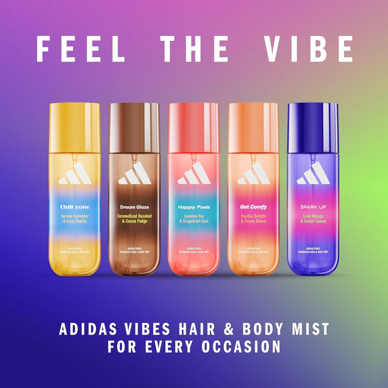 Adidas Vibes Spark Up Hair & Body Mist Lush Mango & Sweet Lemon 236ml