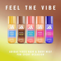 Adidas Vibes Dream Glaze Hair & Body Mist Caramelized Hazelnut & Cocoa Fudge 236ml