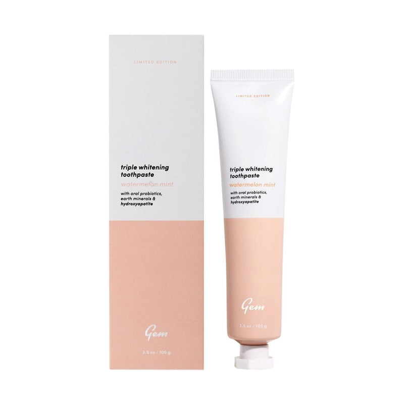 Gem Triple Whitening Toothpaste Watermelon Mint 100g