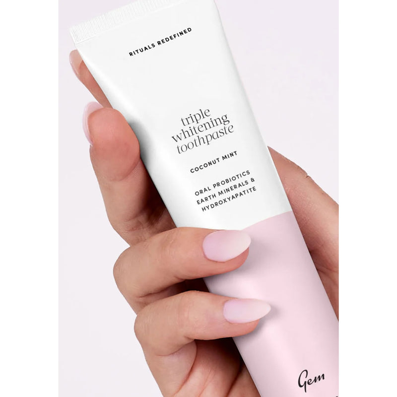Gem Triple Whitening Toothpaste Coconut Mint 100g