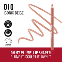 Rimmel Oh My Plump Lip Liner Shaper 010 Iconic Beige 1.2g