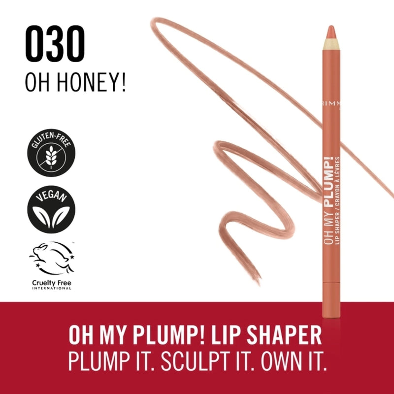 Rimmel Oh My Plump Lip Liner Shaper 030 Oh Honey 1.2g