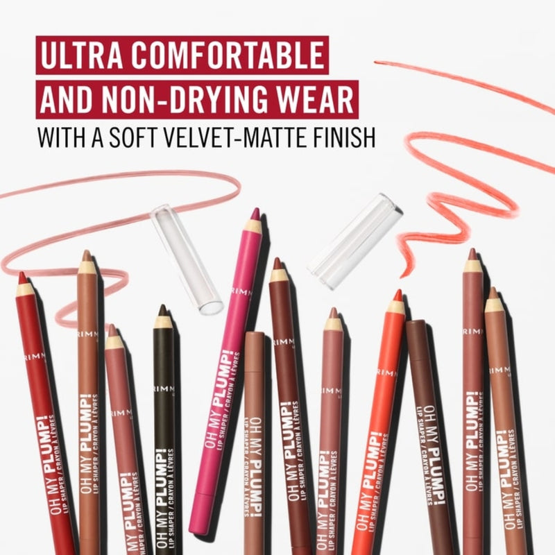 Rimmel Oh My Plump Lip Liner Shaper 010 Iconic Beige 1.2g