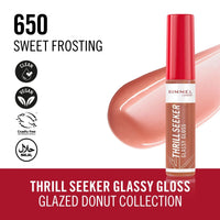 Rimmel Thrill Seeker Glassy Gloss 650 Sweet Frosting 10ml