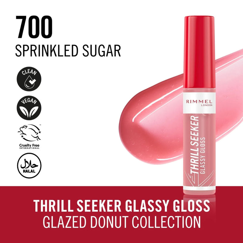 Rimmel Thrill Seeker Glassy Gloss 700 Sprinkled Sugar 10ml
