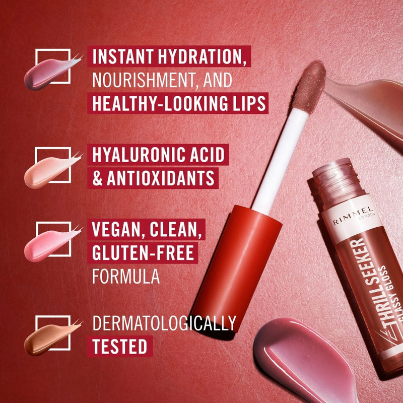Rimmel Thrill Seeker Glassy Gloss 750 Frosted Berry 10ml