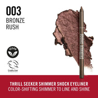 Rimmel Thrill Seeker Shimmer Shock Eyeliner 003 Bronze Rush 1.2g