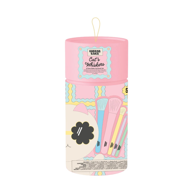 Cheesecake Cosmetic Brush Set Cats Whiskers 5 Pieces