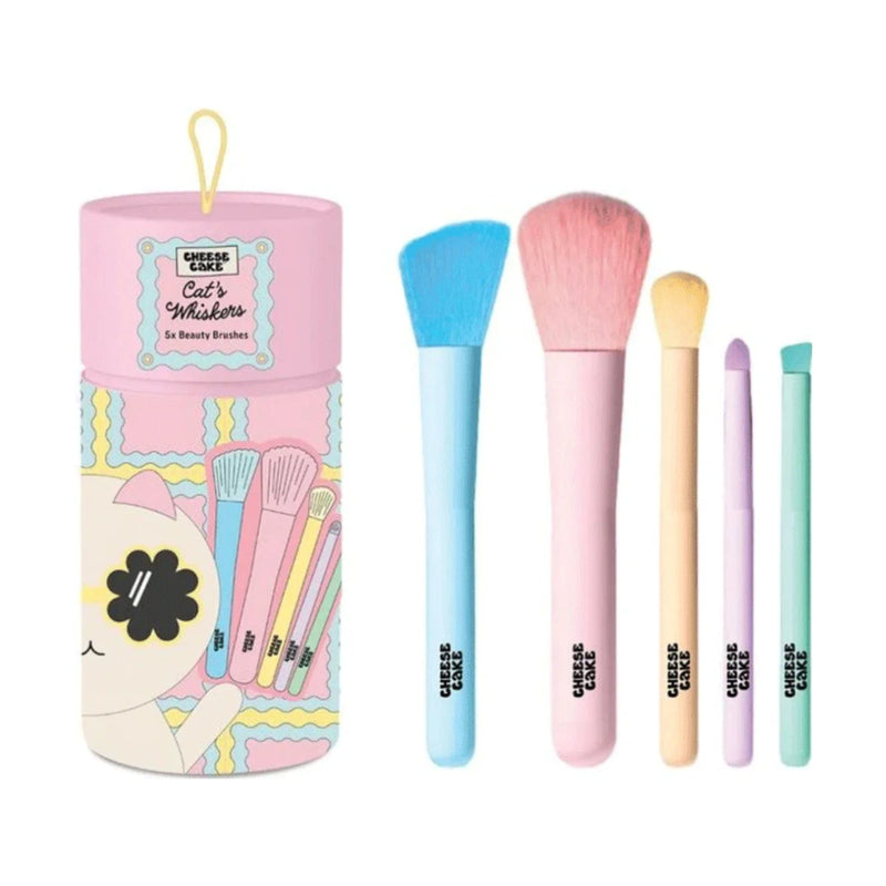 Cheesecake Cosmetic Brush Set Cats Whiskers 5 Pieces