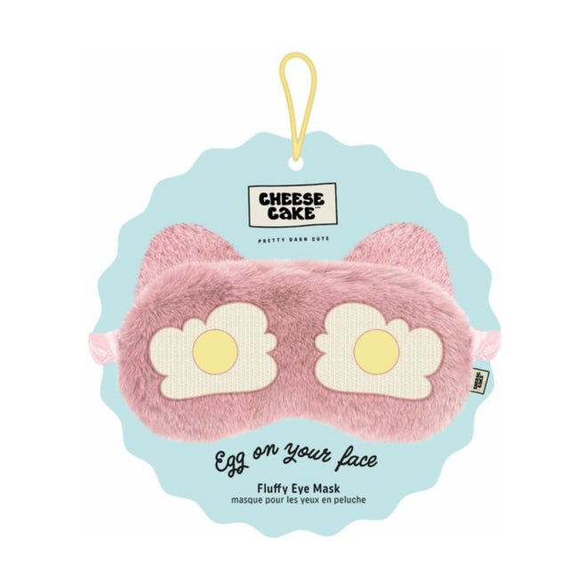 Cheesecake Fluffy Eye Mask Egg On Your Face