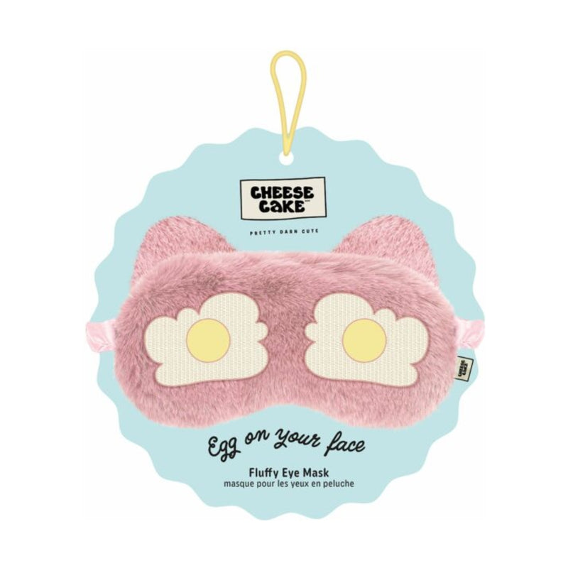 Cheesecake Fluffy Eye Mask Egg On Your Face