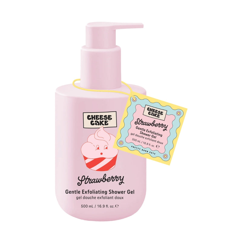 Cheesecake Gentle Exfoliating Shower Gel Strawberry 500ml