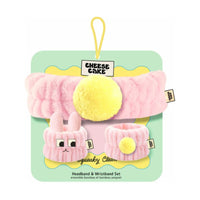 Cheesecake Headband & Wristband Set Bunny 3 Pieces