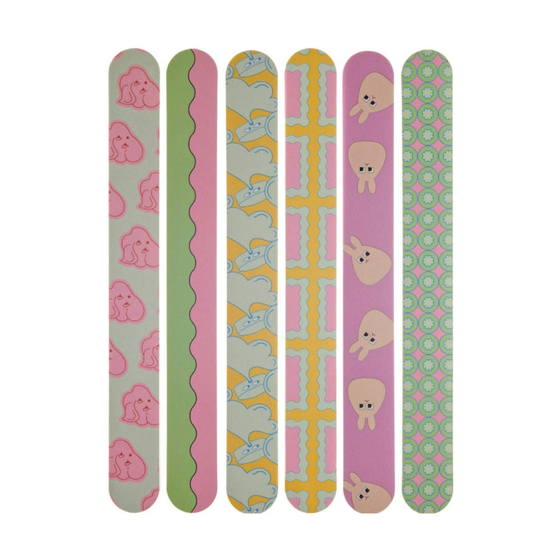 Cheesecake Nail File Set Cats Claws 6 Pieces