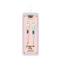 Cheesecake Tweezer Duo Tweeze The Day Bunny