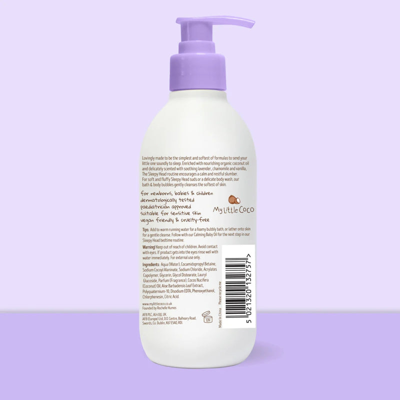 My Little Coco Baby Sleepy Head Bath & Body Bubbles 350ml