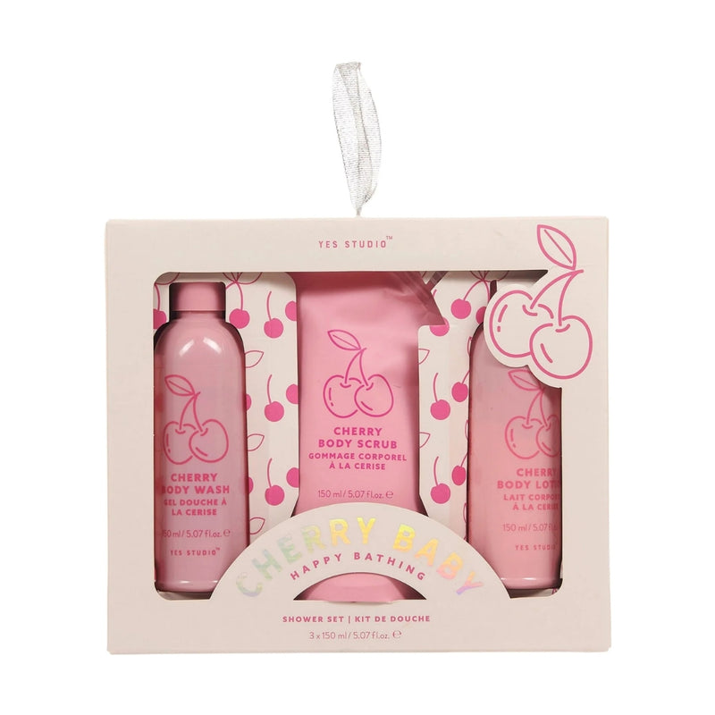 Yes Studio Happy Bathing Cherry Baby Shower Set 150ml x 3
