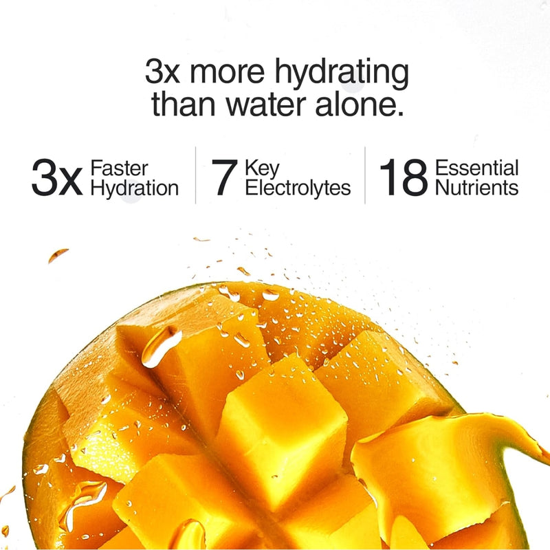 Phizz Daily 3-In-1 Hydration Electrolytes & Vitamins 20 Effervescent Tablets Mango