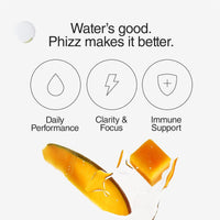 Phizz Daily 3-In-1 Hydration Electrolytes & Vitamins 20 Effervescent Tablets Mango