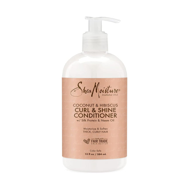 Shea Moisture Coconut & Hibiscus Curl & Shine Conditioner 384ml
