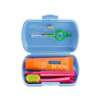 Curaprox Travel Set Blue Toothbrush + Interdental Brush + Toothpaste 10ml