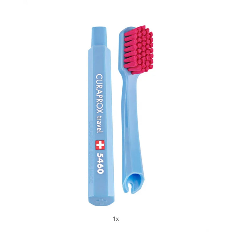 Curaprox Travel Set Orange Toothbrush + Interdental Brush + Toothpaste 10ml