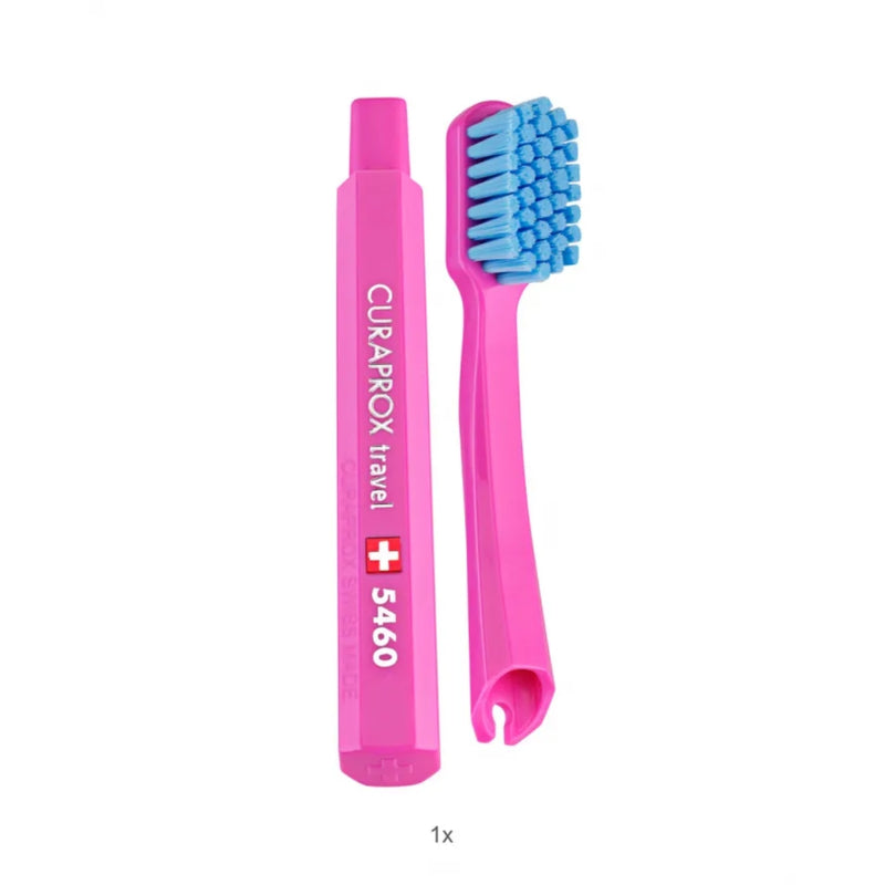 Curaprox Travel Set Yellow Toothbrush + Interdental Brush + Toothpaste 10ml
