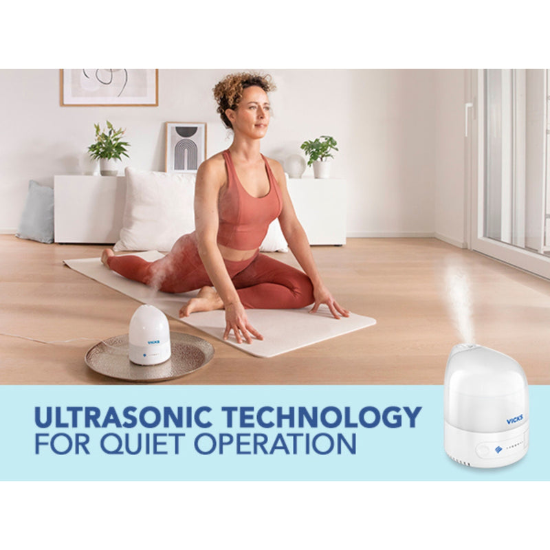 Vicks Humidifier Cool Mist Ultrasonic Personal VUl510E1