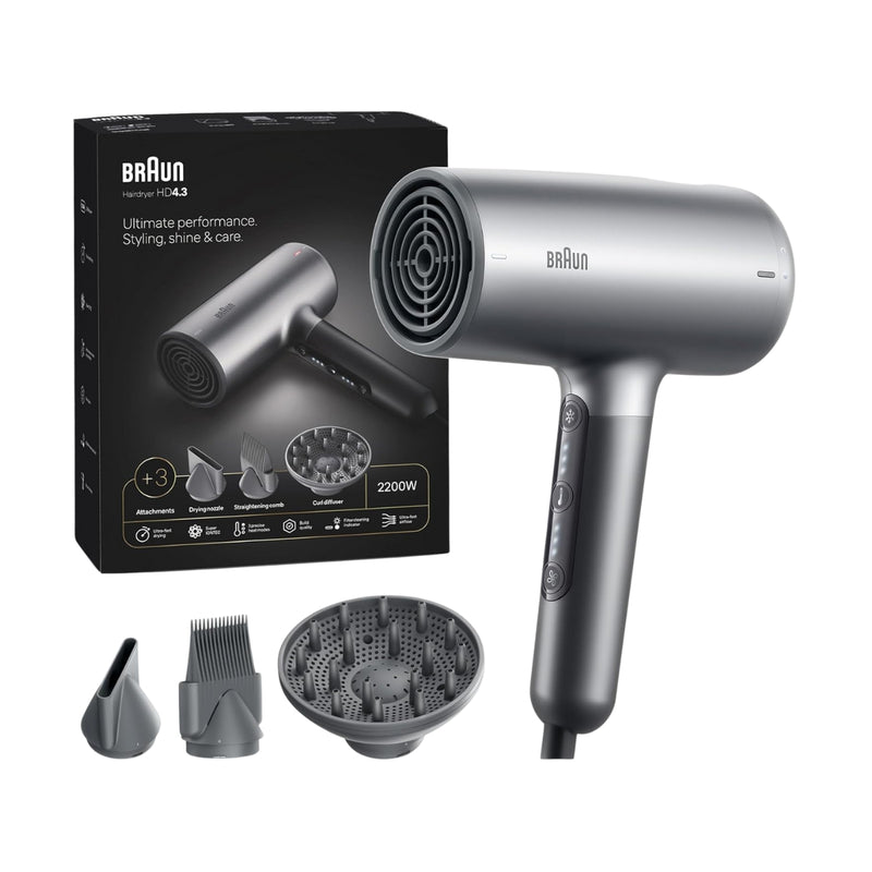 Braun Hairdryer Styling Shine & Care HD4.3