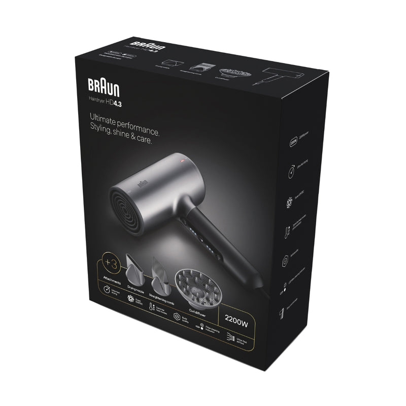 Braun Hairdryer Styling Shine & Care HD4.3