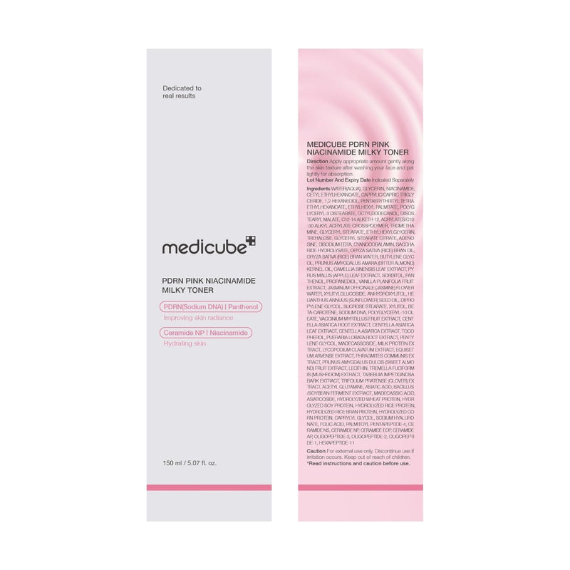 Medicube PDRN Pink Niacinamide Milky Toner 150ml