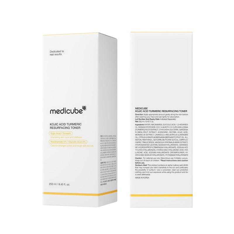 Medicube Kojic Acid Turmeric Resurfacing Toner 250ml