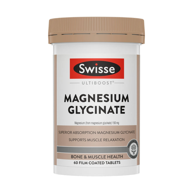 Swisse Ultiboost Magnesium Glycinate 60 Tablets