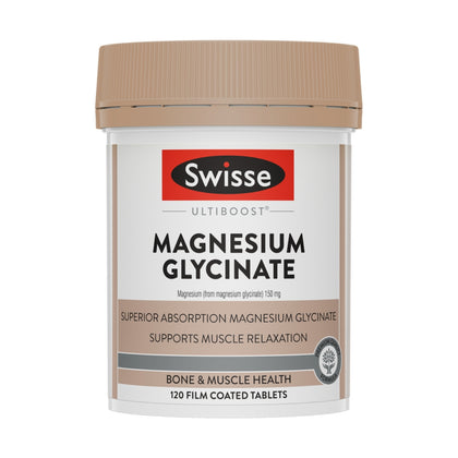 Swisse Ultiboost Magnesium Glycinate 120 Tablets