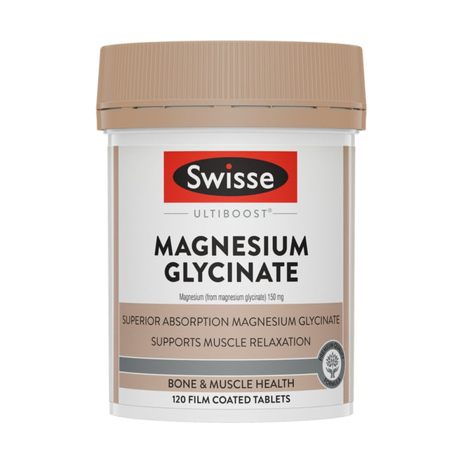 Swisse Ultiboost Magnesium Glycinate 120 Tablets