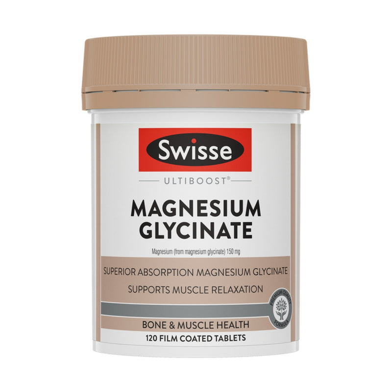 Swisse Ultiboost Magnesium Glycinate 120 Tablets