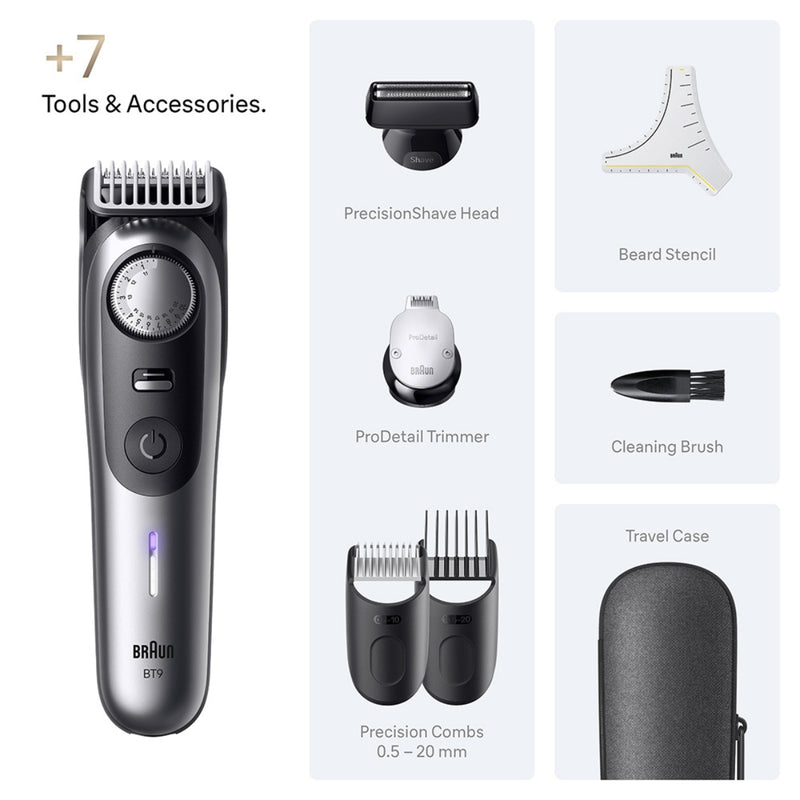 Braun Beard Trimmer Series 9 Professional Precision BT9520